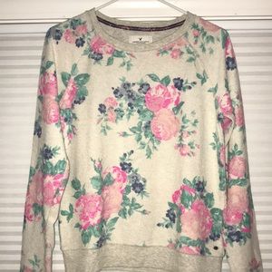 Floral AE sweater